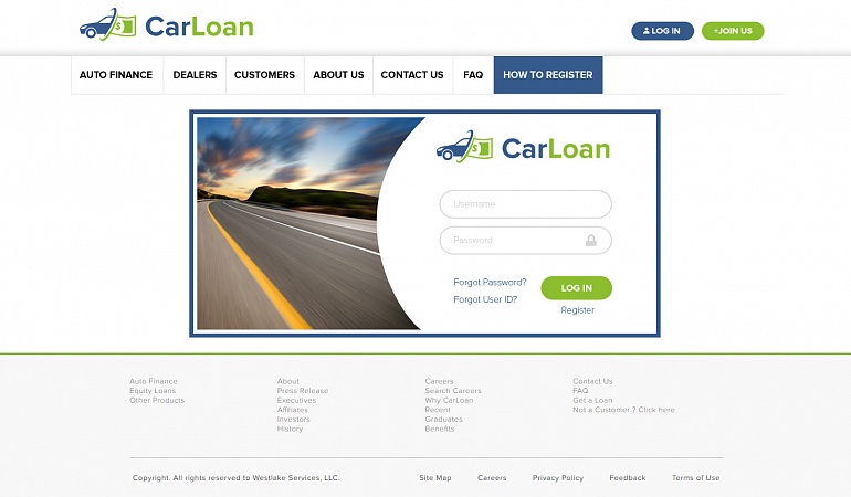 Разработка: Car Loan